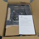 Monitor and Laptop Mount, Monitor Arm with Vented Tray for 13" to 27" LCD Computer Screens and Notebook up to 17 inch, Fully Adjustable Laptop Mount Stand Holds up to 17.6lbs