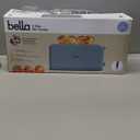 Bella 2 Slice Slim Toaster, Fitsanywhere™ Kitchenware, 6 Setting Shade Control with Reheat & Cancel Buttons, Fits Sourdough, 10” Long Slot, Anti Jam & Auto Shutoff, 900 Watt, Surf