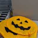 Halloween Lighted Stacked Pumpkins Decoration, Pre-Lit with 50 Warm White Lights Jack-O-Lantern Pumpkins Lights, Halloween Light Up Pumpkin for Indoor, Outdoor, Porch, Yard, 39 H