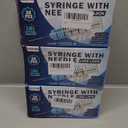 150PCS 3ml Syringe with Needle for Scientific Labs Measuring - 23g 1 Inch Needle Syringe - Individually Packaging