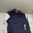 SCODI Hoodies for Men Heavyweight Fleece Sweatshirt - Full Zip Up Thick Sherpa Lined Hooded Jacket (3X-Large, Blue Grey)