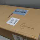 5 Light Modern Chandelier Light Fixture, Black and Muted Gold Farmhouse Island Lighting for Kitchen Dining Room, Large Linear Pendant Light 25"x25"x28"