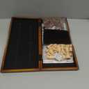 FanVince Chess Set 15" Wooden Board Game - Wood Sets with 2 Storage Bags and 2 Extra Queens - Gifts Box for Men Dad