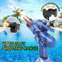 2 Pack Electric Water Guns with LED Lights, Fully Automatic Squirt Guns, 2832 FT Long Range Water Blaster Soakers for Kids & Adults, Summer Outdoor Pool Beach Water Toys