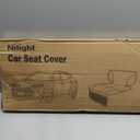 Nilight Car Seat Protector 1PC Black Waterproof Child Seats Mat Cover