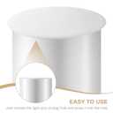 2 x 50 Pcs Plastic Hole Plugs White Screw Cover Snap in Locking Plug Flush Type Panel Round for Kitchen Furniture Chair Cabinets Hole(2 Inch, , 50), ZJ-Plastic Plugs06