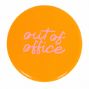 3 x Out Of Office Orange Frisbee 8in 