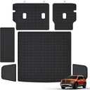 Cargo Mat for 2026 Honda Passport with Backrest Mat (Upgraded : Lower Tier with Small Box),TPE All Weather Protection Car Trunk Mat Covering The Backrest with Hook & Loop Fastener Accessories
