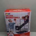 JOYIN Arcade Basketball Game Set with 4 Balls and Hoop for Kids 3 to 12 Years Old Indoor Outdoor Sport Play - Easy Set Up - Air Pump Included - Ideal for Competition