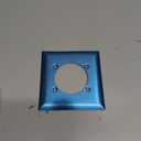 Leviton 2-Gang Wallplate, Standard Size, Magnetic Stainless Steel, 84026