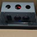 RV Electrical Panel, Temporary Power RV Outlet Box with 20 30 50 Amp Receptacle, Weatherproof RV Electrical Power Outlet Power for Hookup Camper Travel Trailer Motorhome