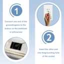 Grounding Sheets Full, Grounding Bed Sheet 10% Silver Fiber, Grounding Flat Sheet 35 * 90 in, Grounding Sheet with Grounding Wire (White, Full)