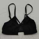 SOLY HUX Front Closure Bras for Women Strappy Bralette Wireless Criss Cross Cut Out Knitted Everyday Bra Size XS