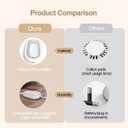 Travel Mini Diffuser for Essential Oils Multifunction Waterless Mini Car Aromatherapy Diffuser for Room Office Bedroom(White)