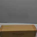 KAMANINA Curtain Rods for Windows 72 to 144 Inches (6-12ft) Long Heavy Duty Curtain Rod, 7/8 Inch Adjustable Decorative Drapery Rods with Netted Texture Finials, Bronze, Size: 32-144"