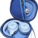 LTGEM Headphone Case Compatible with TOZO HT2, JBL Tune 510BT/520BT/720BT/770NC Hybrid Active Noise Cancelling Over Ear Headphones, Blue
