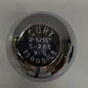 CURT 40090 Chrome Trailer Hitch Ball, 10,000 lbs, 2-Inch Diameter, 1-1/4 x 2-5/8-Inch Shank