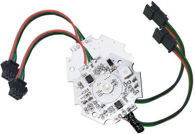 WS2811 high Power 3W/9W led Pixel Module DC12-24V Input RGB addressable Full Color high Power ModuleLED Pixel Point Light Source (3W-RGB, 5)
