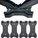 RV Stabilizer Jack Pads, Heavy Duty Snap-On Leveling Block for Scissor Jacks (4 PCS)