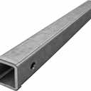 2" x 36" inch Hitch Receiver Tube Weld-On Trailer Combo Raw Steel