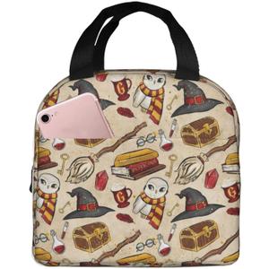 Cartoon Cute Lunch Bag Reusable Portable Lunch Box Picnic Bag Shopping Bag Movie Portable Fruit Rice Bag Snack Storage Bag