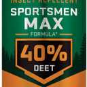 Repel Insect Repellent Sportsmen Max Formula 40% DEET, 6.5 Ounces, Long-Lasting Aerosol Insect Repellent Spray Repels Mosquitoes, Ticks, Gnats, Biting Flies, Chiggers and Fleas 4 Packs