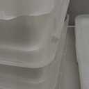 IRIS USA File Box, Plastic File Organizer with Lids for Letter/Legal File, Portable Document Box For Moving, Storage Bin with Durable and Secure Lid, Stackable Nestable BPA-Free, Clear 35 Qt. 4 Pack