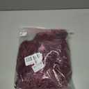 BeryLove Formal Sequin Prom Off Shoulder Dresses Cocktail Wedding Guest Long Evening Lace Chiffon Ruffle Dress 7085 Burgundy XL