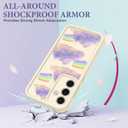 FUXICASE Case for Samsung Galaxy A35 5G, Silicone Shockproof Cover Women