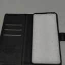 A95 Flip Phone Case, Leather Black