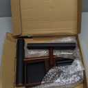 ProCase Watch Holder Stand for Men, Valentines Day Gift for Him Dad Father Boyfriend, Wood Jewelry Display Rack, Necklace Hanger Organizer for Chains Bracelets Rings -Brown