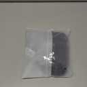 TASHEHE Women's Bikini Set High Cut Triangle Sexy Tie Swimsuit Two Piece Beads Shoulder Straps Bathing Suit (Small / Black)