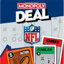 Monopoly Deal NFL Edition Game | Officially Licensed NFL Card Game for Families and Kids | Ages 8+ | 2-5 Players | 15 Mins. | Football Games