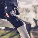 DonJoy Performance Bionic Fullstop ACL Knee Brace  4 Points of Leverage Hinged Knee Support for Ligament Protection, Injuries, Prevent Knee Hyperextension for Football, Soccer, Lacrosse, Contact Sports (Large)