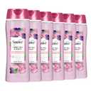 Suave Moisturizing Body Wash, with Sweet Pea Violet and Vitamin E Extract, No Parabens, No Phtahaltes, 18 Oz, Pack of 6
