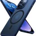 TORRAS Magnetic Guardian Designed for iPhone 15 Pro Max Case, Military Grade Drop Tested, Compatible with MagSafe, Slim Case for iPhone 15 Pro Max Phone Case (6.7") 2023, Blue Titanium