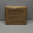 Umite Chef 6QT Enameled Cast Iron Dutch Oven with Lid, Versatile Heavy-Duty Cookware Pot for Baking Bread, Braising, Soups & Stews, Oven & Stovetop Safe with Heat Resistant GlovesCream White