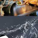 HERCOCCI Bearded Dragon Tank Accessories, Reptile Mat Bridge Hammock Flexible - Jungle Climbing Vines and Leaves with Suction Cups Habitat Dcor for Hiding& Climbing Snake Gecko Lizard Chameleon