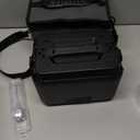 VASG 2026 Upgraded Cordless Heated Lunch Box for Adults, XXL 5.1-Cup Electric Lunch Box with 360° Surround Rapid Heating, 12000mAh Portable Food Warmer with Timer, LCD Display for Office & Car