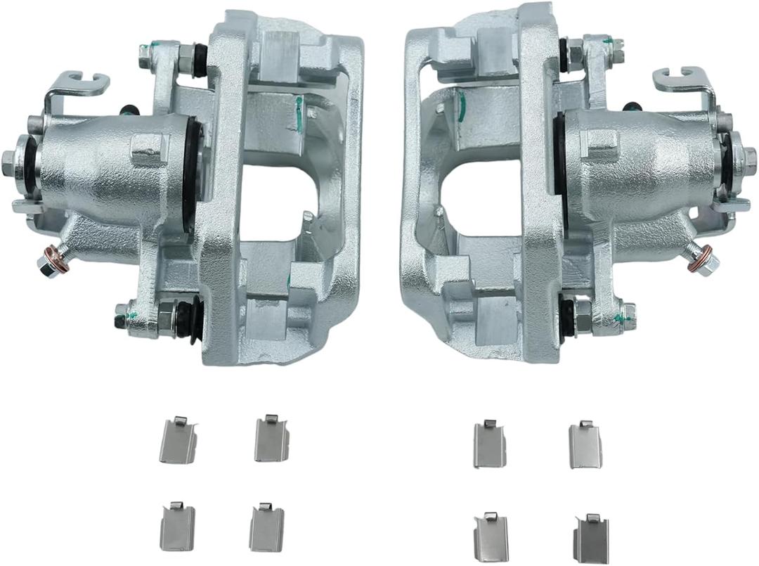 18B5262 18B5263 Rear Brake Caliper Assembly with Bracket Compatible with 2011-2019 Ford Explorer 2013-2019 Ford Taurus, 2010-2014 Ford Flex, Lincoln MKT 2010-2014 Both Driver & Passenger Side