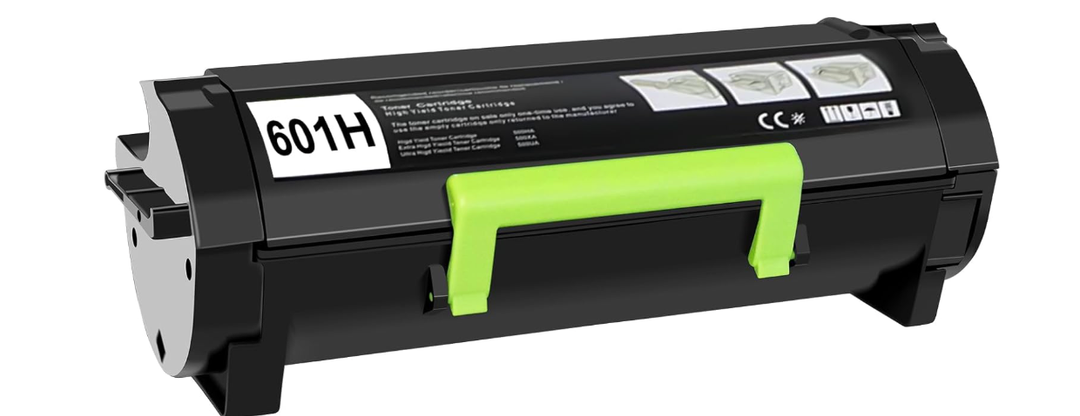 601H (60F1H00) High Yield Black Toner Cartridge 2-Pack Replacement for Lexmark MX310dn MX410de MX510de MX511de MX511dhe MX511dte MX610de MX611de MX611dfe MX611dhe MX611dte Printer