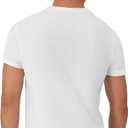 Hanes Men's Undershirt Packs, Stay-Tucked Soft Cotton Undershirts, Best Undershirts for Men, White/Black/Asstd Multipacks (White, M)