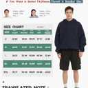 FAIABLE Mens Hoodies Half Zip Up Oversized Sweatshirts Fleece Cotton Quarter Zip Hoodie Pullover Fall Winter Outfit (Black, M)