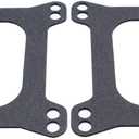 1 SET Black Carb spacers 1/2" Tall Open Phenolic Carburetor Spacer Compatible with Holley 4150/4160 4bbl. SBC BBC Carb