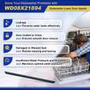 WD08X21894 Dishwasher Lower Door Gasket Seal Compatible with GE and Hotpoint Dishwasher, Replacement Part WD08X10090 4164470 AP5980286 PS11700870 EAP11700870 PD00037622