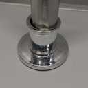 BRIOFOX Industrial Shower Curtain Rod - Rustproof Non-Slip 43-72 Inch 304 Stainless Steel, Chrome