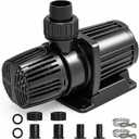 1587 GPH Submersible Water Pump, 55W Pond Pump with 16.5FT. Lift Height for Koi Pond Pool, Waterfall, Fish Tank, Aquarium, Statuary, Hydroponic, Ultra Quiet, Barrier Bag & 16.5FT Power Cord