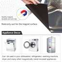 Funny Raccoon Kitchen Dishwasher Magnet Cover Sticker Magnetic Refrigerator Panel Front Door Fridge Microwave Decal, 23 X 26 in