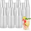 Turbo Bee 1000 Pack 12oz Plastic Cups,Disposable Clear Drinking Cups,Hot and Cold Drink Container for Water, Juice, Soda,Coffee (EXP 09/08/26)