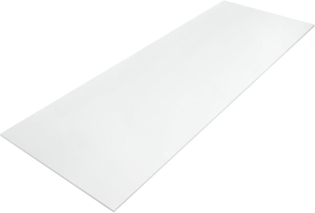 Amylove 1 Pack Polyurethane Foam 1/4" x 24" x 72" High Density Cushion Upholstery Foam Sheet for Seat Replacement DIY Projects Chairs Headboards Sofas Home (White)